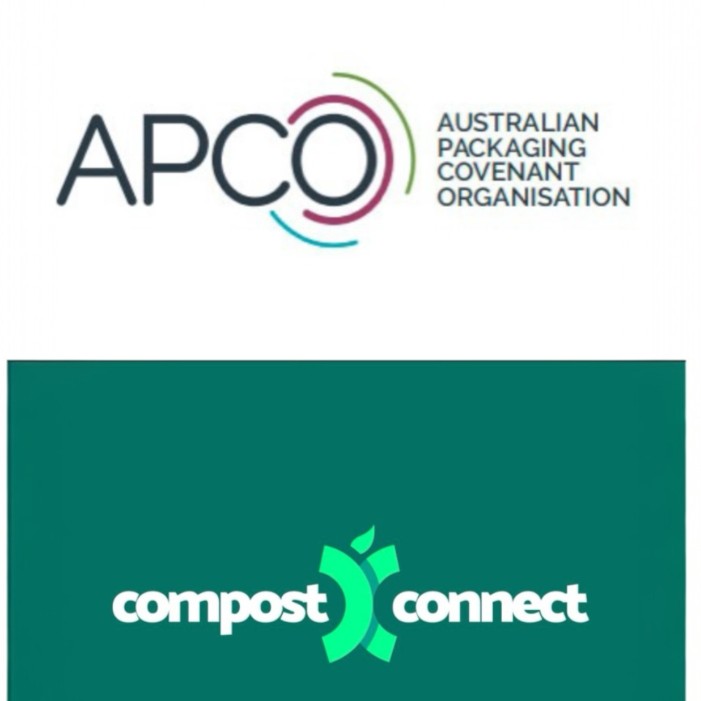 APCO and Compost connect sign