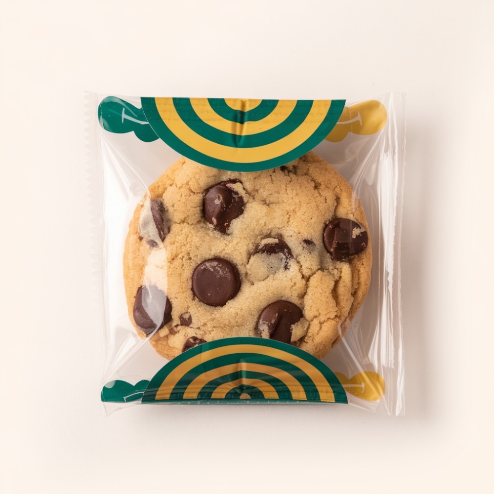 biscuits bag made from rollstock film